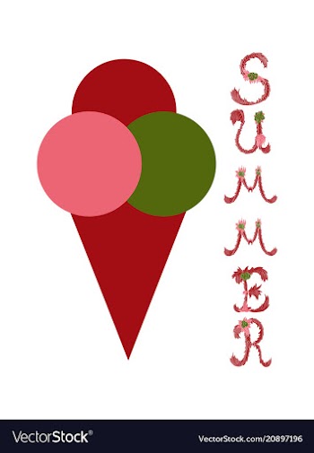 Trendy summer tropical design vector image