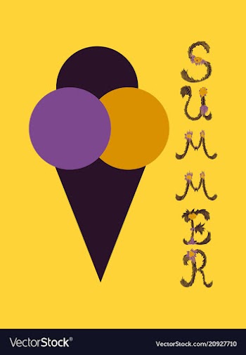 Trendy summer tropical design vector image