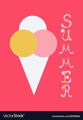 Trendy summer tropical design vector image