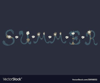 Trendy summer tropical design vector image