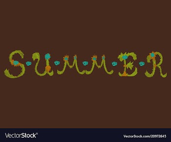 Trendy summer tropical design vector image