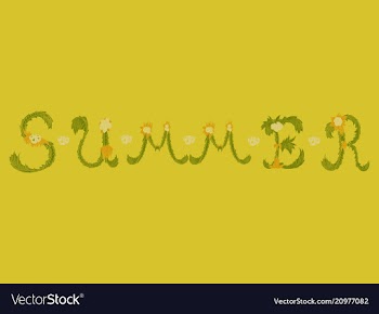 Trendy summer tropical design vector image