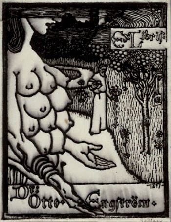 Tri otto engströmin exlibris, 1897, | Free Photo - rawpixel