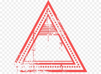Triangle Area Point Black and white - Vintage Travel Tag 