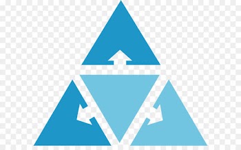 Triangle Arrow Chart Plot - Triangle arrow creative ppt chart 