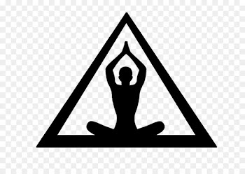 Triangle Clip art Physical fitness - yoga sun 