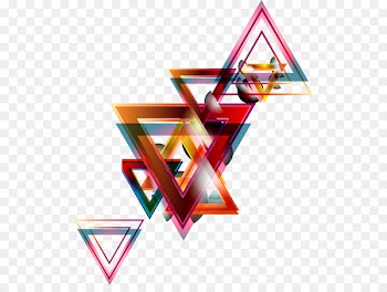 Triangle Clip art - Trend triangle element 