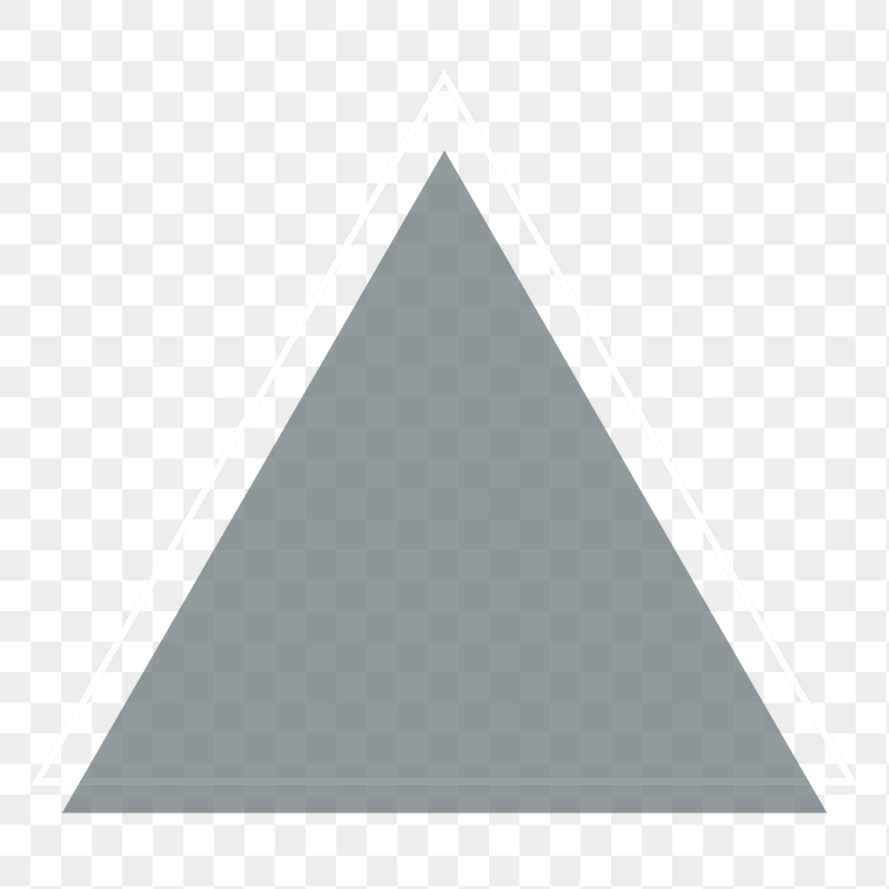 Triangle geometric shape png sticker, | Free PNG - rawpixel