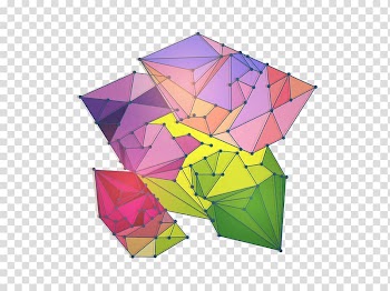 Triangle Geometry Geometric shape, Colored triangle pattern background transparent background PNG clipart