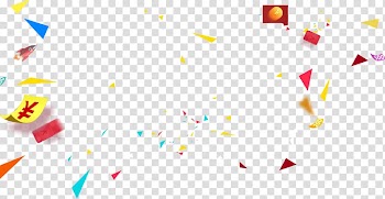 Triangle Graphic design Trigonometry, A plurality of color scattered debris triangle pattern transparent background PNG clipart