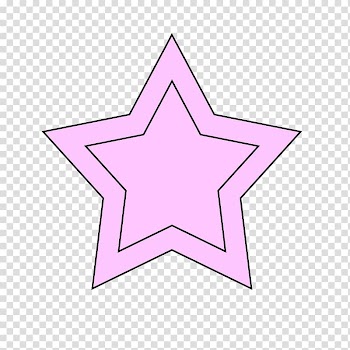 Triangle Lilac Purple Magenta, star frame transparent background PNG clipart