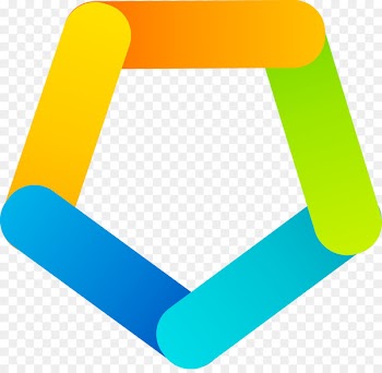 Triangle Logo Icon - Color gradient color triangle 