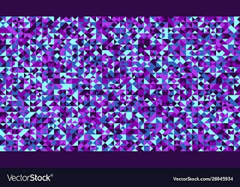Triangle mosaic pattern background - colorful vector image
