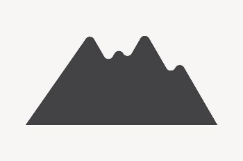 Triangle mountains shape collage element | Free Vector - rawpixel