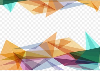 Triangle Polygon - Colored triangle background material 