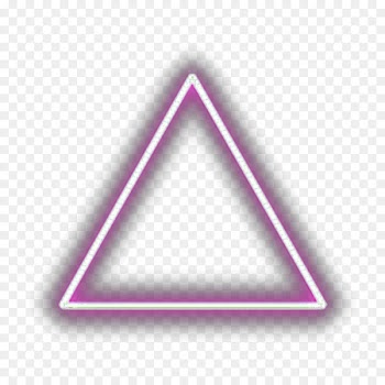Triangle Portable Network Graphics Clip art Desktop Wallpaper Light - Neon triangle 
