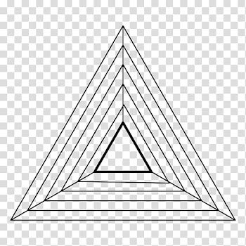 Triangle Sacred geometry, GEOMETRIC LINES transparent background PNG clipart