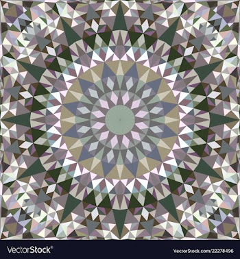 Triangle seamless abstract triangle mosaic vector image