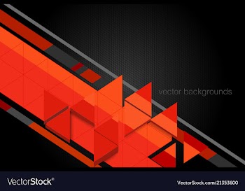 Triangle shape motion graphics vector image