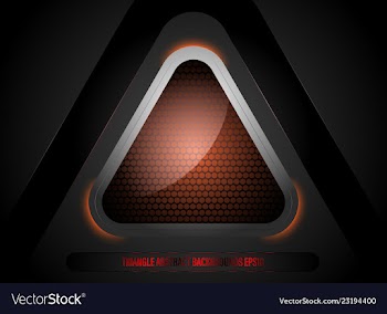 Triangle shapes lighting scene vector image