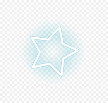 Triangle Star Font - Vector neon stars 