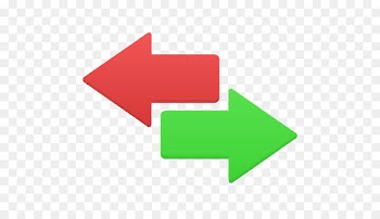 triangle symbol green - Arrows 