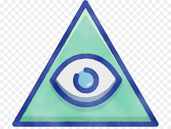 triangle triangle circle line electric blue