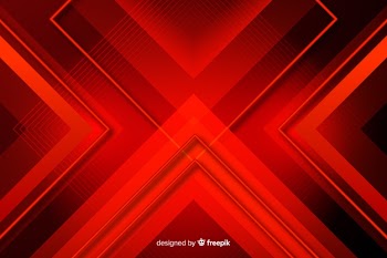 Triangles red lights facing one another Free Vector