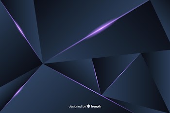 Triangular dark polygonal background Free Vector