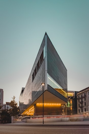Triangular Gray Building