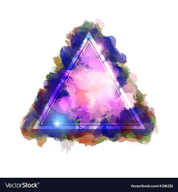 Triangular sign vector image
