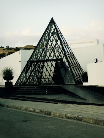 Triangular Structure Near Road