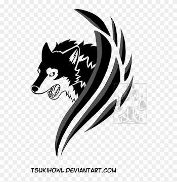 Tribal Angry Wolf By Tsukihowl - Angry Wolf Image Transparent