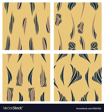 Tribal background ethnic pattern set boho texture vector image