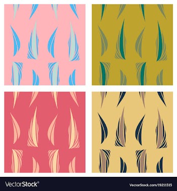 Tribal background ethnic pattern set boho texture vector image