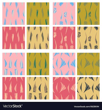 Tribal background ethnic pattern set boho texture vector image