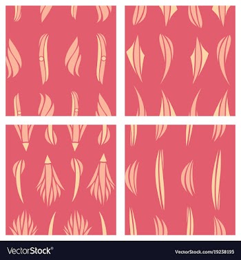 Tribal background ethnic pattern set boho texture vector image