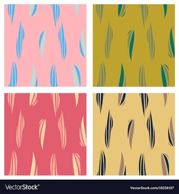 Tribal background ethnic pattern set boho texture vector image