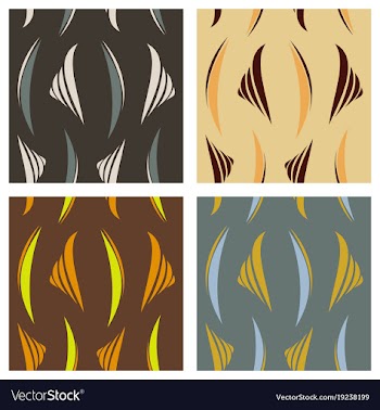 Tribal background ethnic pattern set boho texture vector image