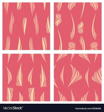 Tribal background ethnic pattern set boho texture vector image