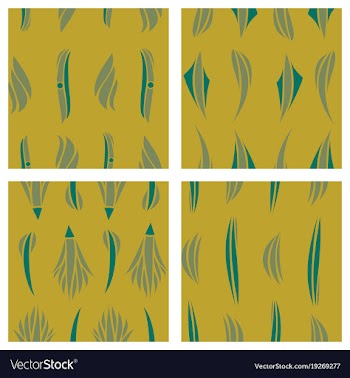 Tribal background ethnic pattern set boho texture vector image