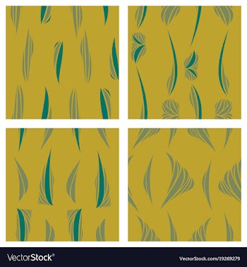 Tribal background ethnic pattern set boho texture vector image