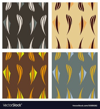 Tribal background ethnic pattern set boho texture vector image