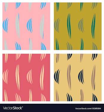 Tribal background ethnic pattern set boho texture vector image