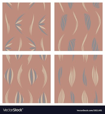 Tribal background ethnic pattern set boho vector image
