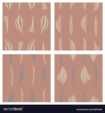 Tribal background ethnic pattern set boho vector image