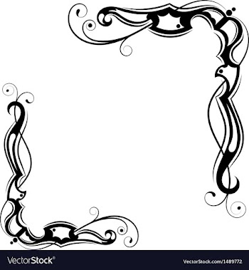 Tribal Black-white Tattoo Design vector image