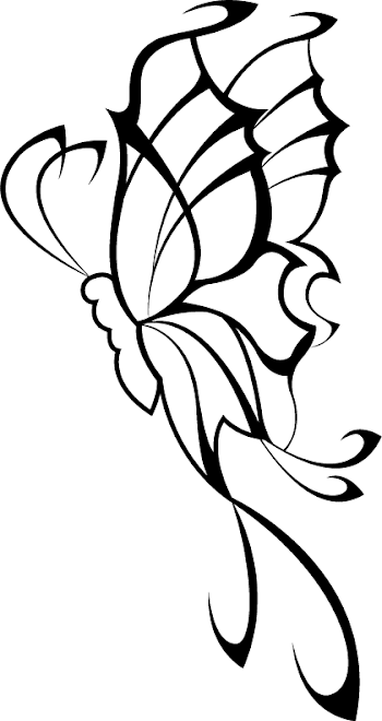 tribal butterfly by bloodtears916 | Tatoo | Tribal butterfly ...