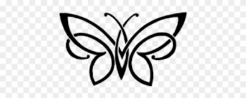 Tribal Butterfly Pics - Simple Drawings - Free Transparent PNG ...