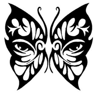 Tribal Butterfly Tattoo Stencil | Tattooshunt.com